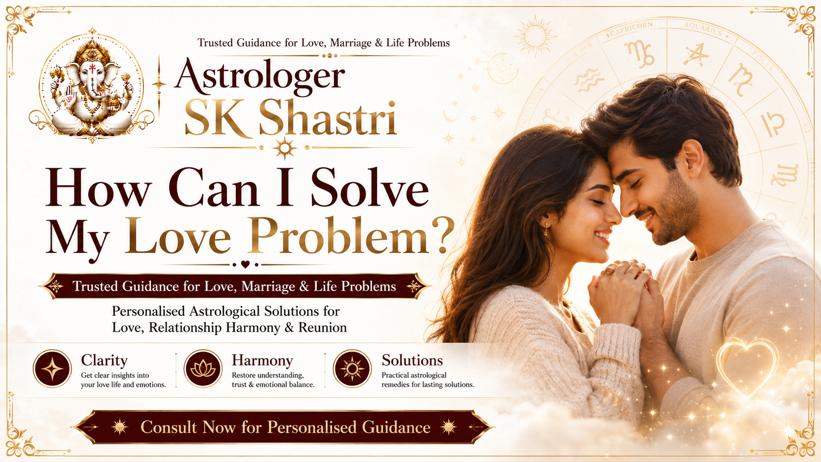 How can I solve my love problem?